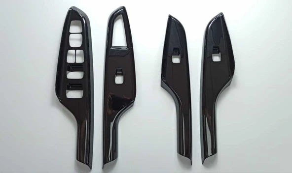 KONA IÇIN UYUMLU KAPI KOLÇAK KAPLAMA - PIANO BLACK ürün görseli 1