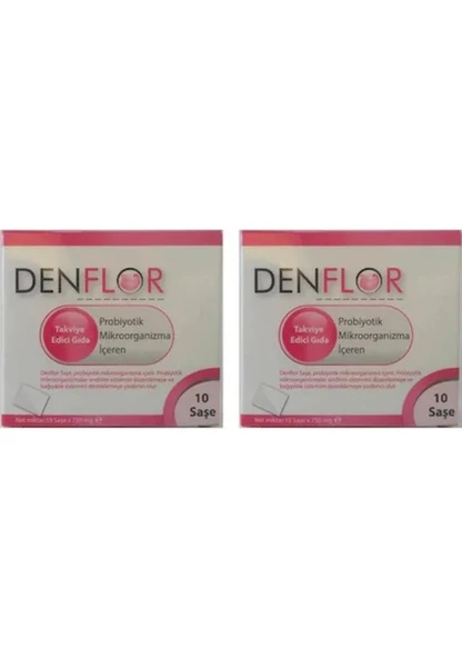 Denflor Probiyotik 10 Saşe 2'li ürün görseli 1