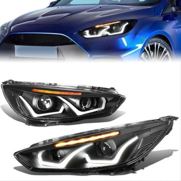 FOCUS IÇIN UYUMLU 15-17 LED FAR - Resim 2