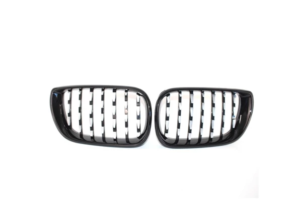 3 SERISI 2002-2004 E46 IÇIN UYUMLU DIAMOND PANJUR (BÖBREK)  PIANO BLACK   ÇERÇEVE ürün görseli 1