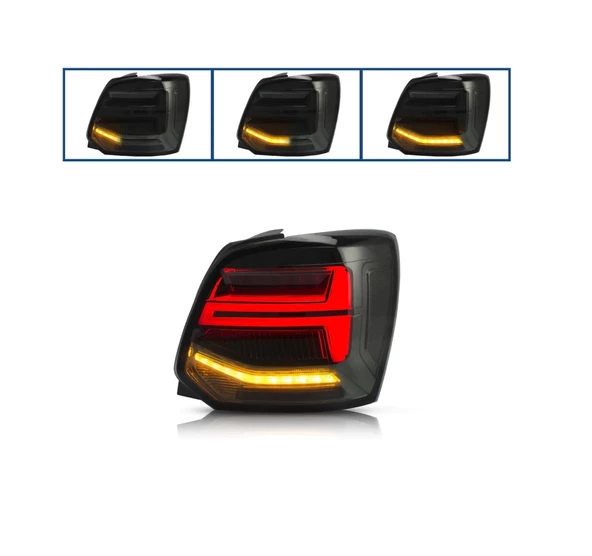 POLO 2010-2017 IÇIN UYUMLU  Q2 LED STOP (SMOKE) ürün görseli 1
