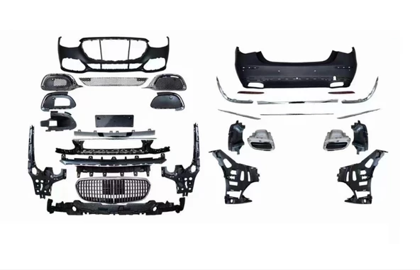 W223 S SERISI IÇIN UYUMLU 2021+ MAYBACH GÖRÜNÜM BODY KIT ürün görseli 1