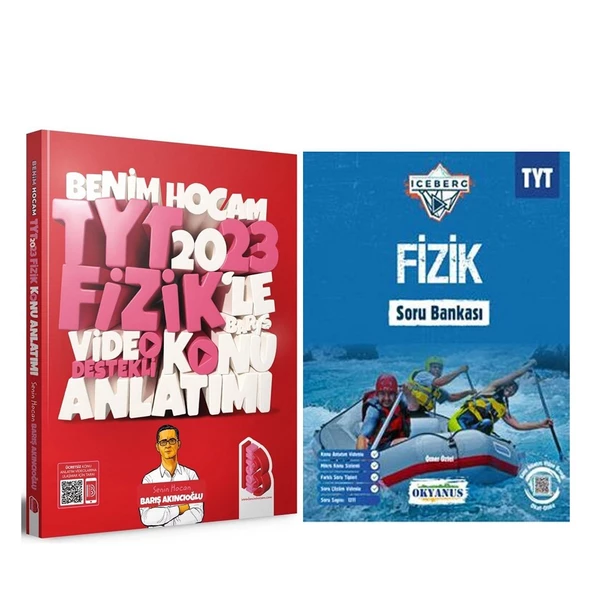 Benim Hocam 2023 TYT Fizik Konu ve Okyanus Iceberg Soru Bankası Seti 2 Kitap ürün görseli 1