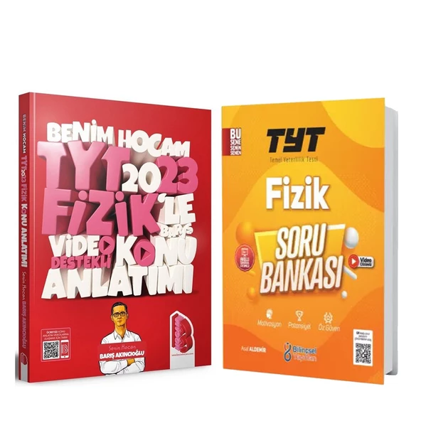 Benim Hocam 2023 TYT Fizik Konu ve Bilinçsel Soru Bankası Seti 2 Kitap ürün görseli 1