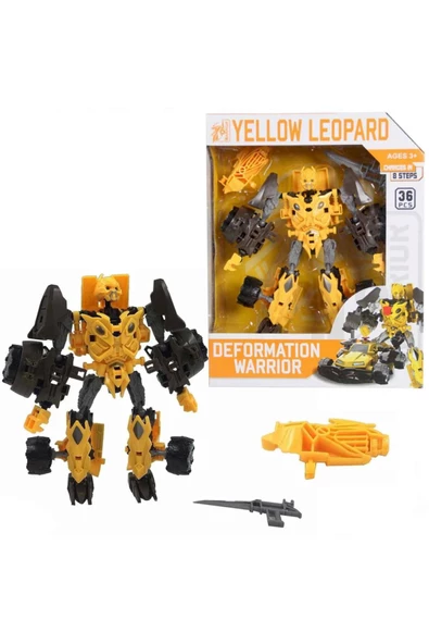 Deformation Warrior Robota Dönüşen Araba Optimus Prime Grimlock 18 CM ürün görseli 1