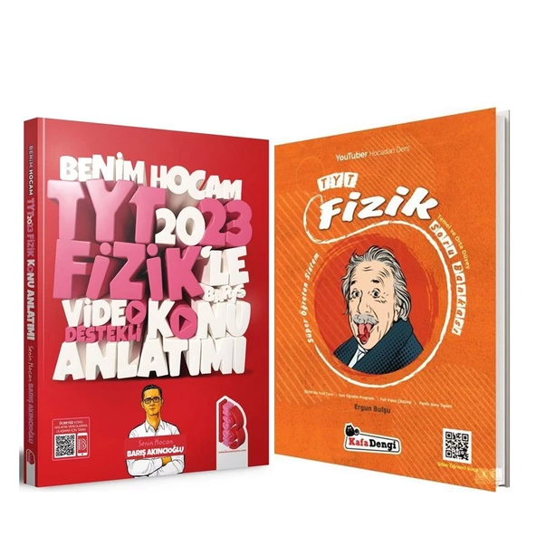 Benim Hocam 2023 TYT Fizik Konu ve Kafa Dengi Soru Bankası Seti 2 Kitap ürün görseli 1