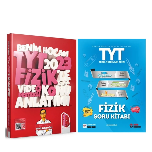 Benim Hocam 2023 TYT Fizik Konu ve Metin Soru Bankası Seti 2 Kitap ürün görseli 1
