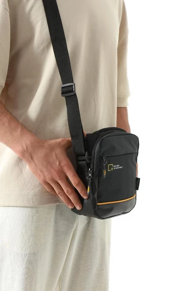 Erkek Omuz Çantası Elde Tutma 23*14 Cm Çapraz Askılı Postacı Çantası Mega Çanta Paraşüt Kumaş ürün görseli 1