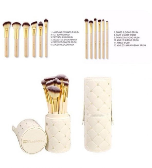 Bh Cosmetics Bh Signature Gold Brush Set 12 Adet ürün görseli 1