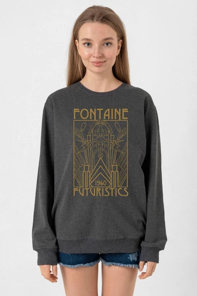 Bioshock Fontaine Futuristics Füme Kadın 2ip Sweatshirt ürün görseli 1