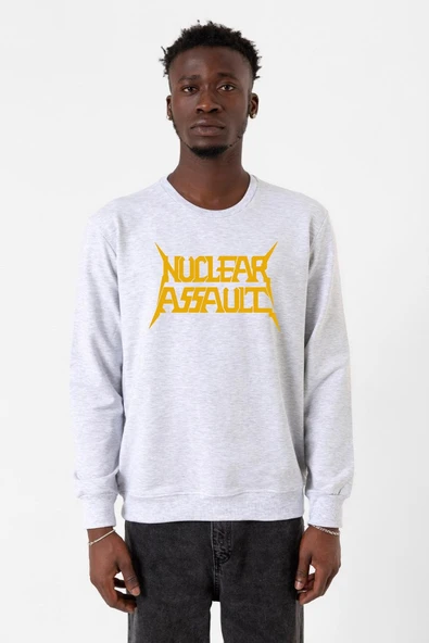 Nuclear Assault Lettern Karmelanj Erkek 2ip Sweatshirt ürün görseli 1