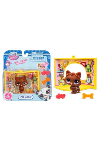 Sunman Littlest Pet Shop Minişler Figür Set Pet Nook G7#60 Kedi Kahverengi 00594 ürün görseli 1