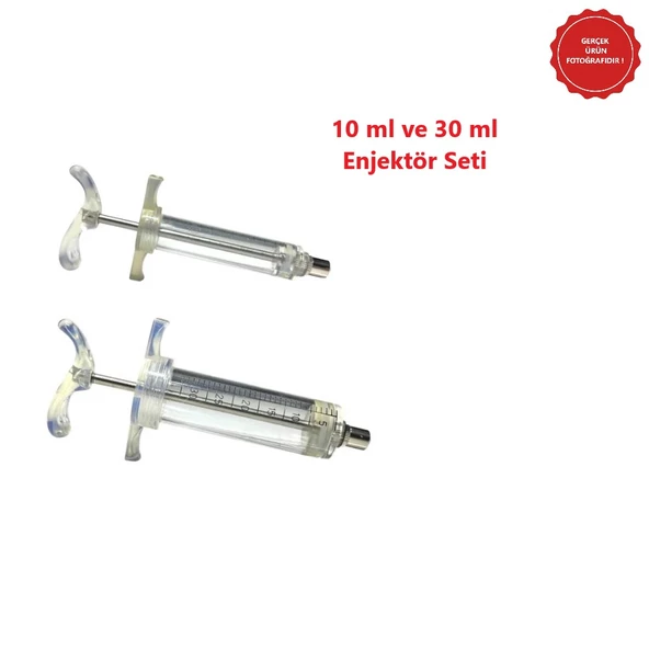 Forvet Kaynatılabilir Mika İthal Veteriner Enjektör 10 ml-30 ml Set ürün görseli 1