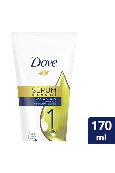 Dove Ultra Care 1 Minute Serum Saç Bakım Kremi Yoğun Onarıcı 170 ml ürün görseli 1