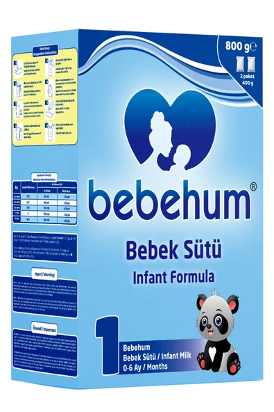 Bebehum 1 Numara Bebek Sütü 0-6 Ay 800 gr ürün görseli 1
