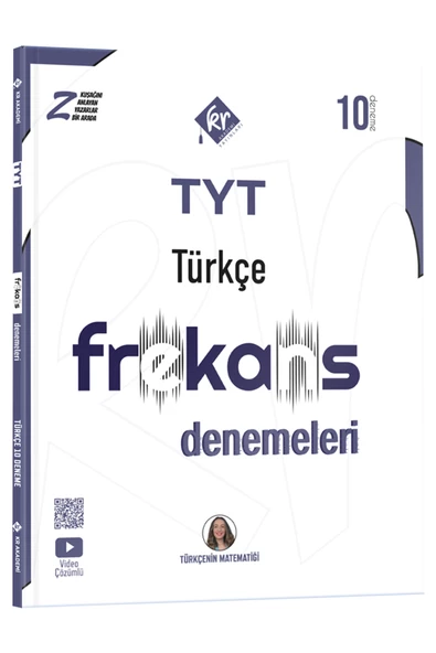 TYT Türkçe 10'lu Frekans Denemeleri KR Akademi Yayınları ürün görseli 1