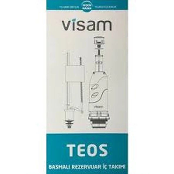 Visam Teos Rezervuar İç Takımı Basmalı - Resim 2