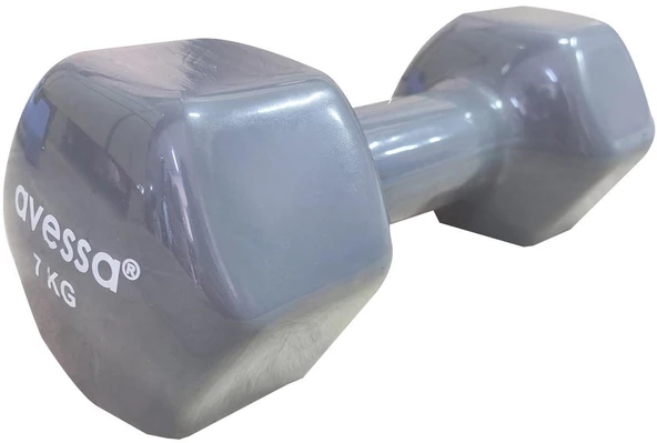 Avessa 7 Kg Pvc Vinly Dambıl Gri ürün görseli 1