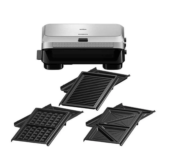 Braun SnackMaker 5 SM5038 Silver Tost M. - Resim 2