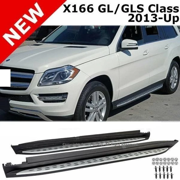 Gl Uyumlu X166 2013 2019 Yan Basamak Koruma Side Step Style ürün görseli 1