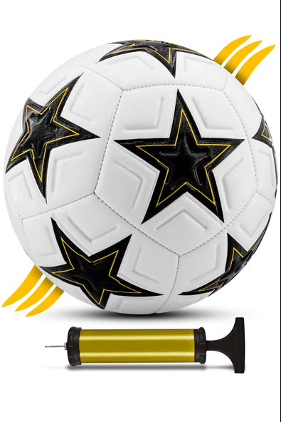 Telvesse Futbol Topu Şampiyonlar Ligi Pompalı Set Dayanıklı Sert Zemin Halı Saha Futbol Topu 341 ürün görseli 1