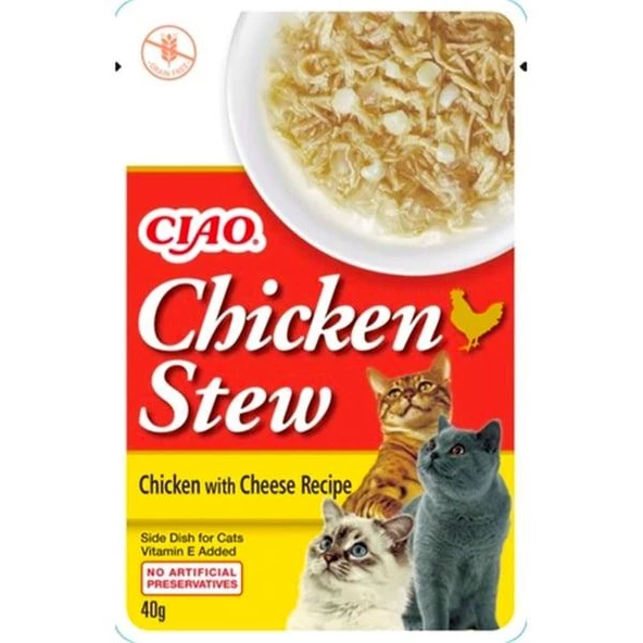 Ciao Chicken Churu Stew Tavuk Güveç ve Peynirli Kedi Ödül Maması 50 gr ürün görseli 1