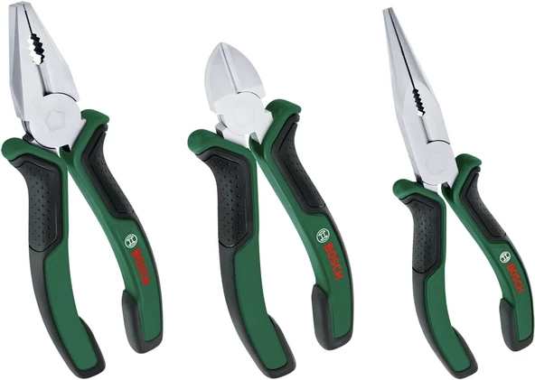 BOSCH 3'lü Pense Yan Keski Kargaburun Seti - 1600A02C0S ürün görseli 1