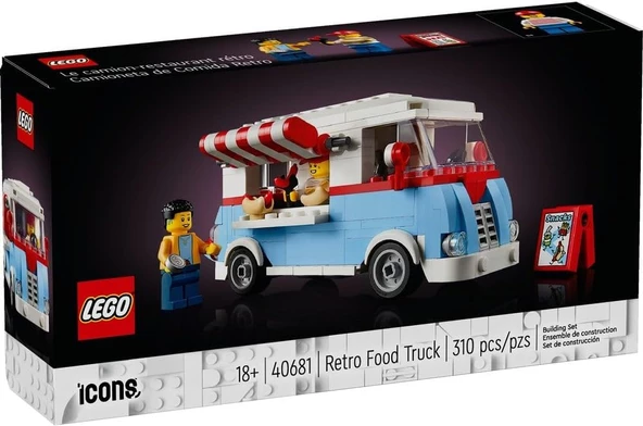 LEGO 40681 Retro Food Truck ürün görseli 1