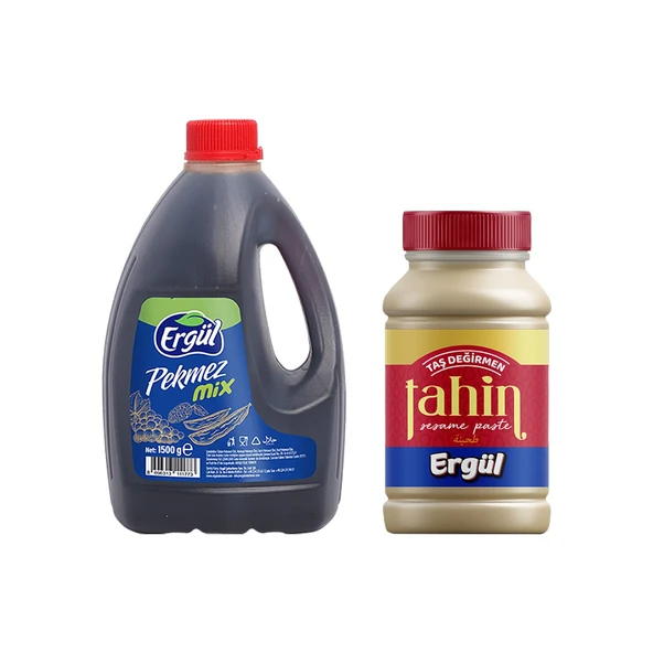 Ergül Pekmez Mix 1500 + Tahin 550 gr Bidon ürün görseli 1