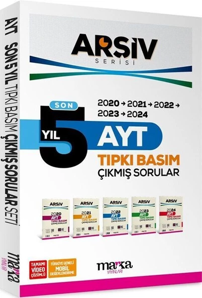 Marka Yayınları AYT Son 5 Yıl ARŞİV Serisi Tıpkı Basım Fasikül Fasikül Çıkmış Sorular ürün görseli 1