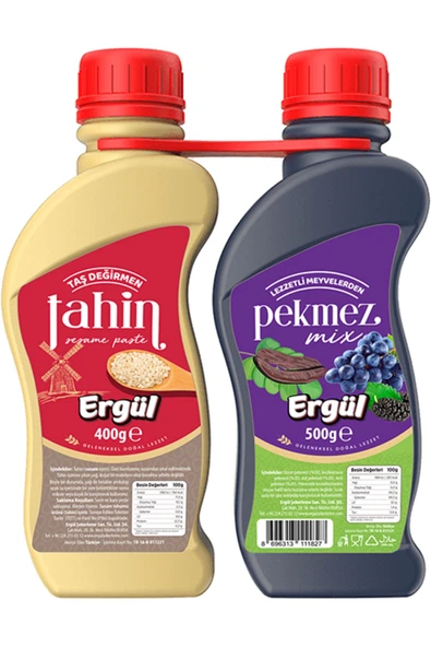 Ergül Tahin Pekmez Set (400gr-500gr) Muhteşem İkili ürün görseli 1