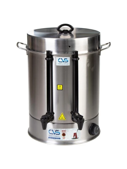 Cvs 250 Bardak Elektrikli Termostatlı Paslanmaz Çelik Semaver DN91110 ürün görseli 1