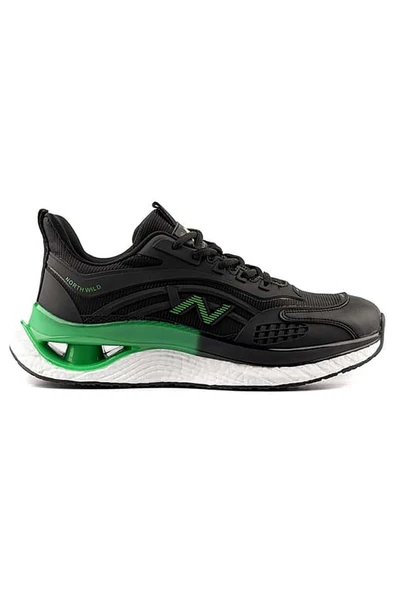 Celira Nrt Siyah Yeşil Erkek Sneaker Spor Ayakkabı ürün görseli 1