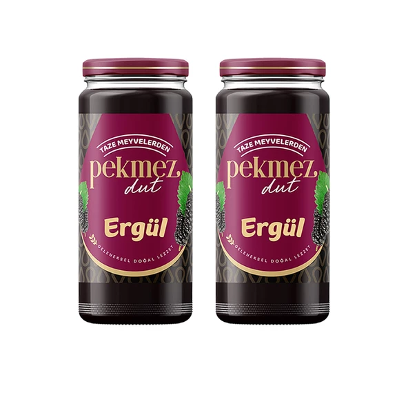 Ergül Dut Pekmezi 600 gr Cam x 2 Adet ürün görseli 1