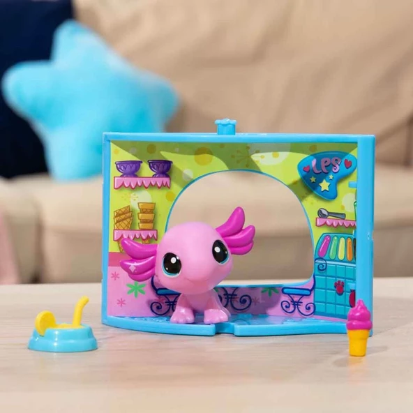 Sunman Littlest Pet Shop Minişler Figür Set Pet Nook G7#21 Aksolot 00593 ürün görseli 1