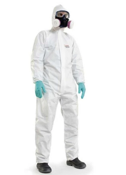 Tek Kullanımlık Tulum Honeywell 4180002 MUTEX 2 TYPE 5-6  Beden L 69 gram ürün görseli 1