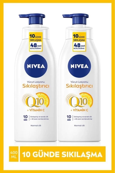 Nivea Q10 Sıkılaştırıcı Vücut Losyonu 2 x 400 ML ürün görseli 1