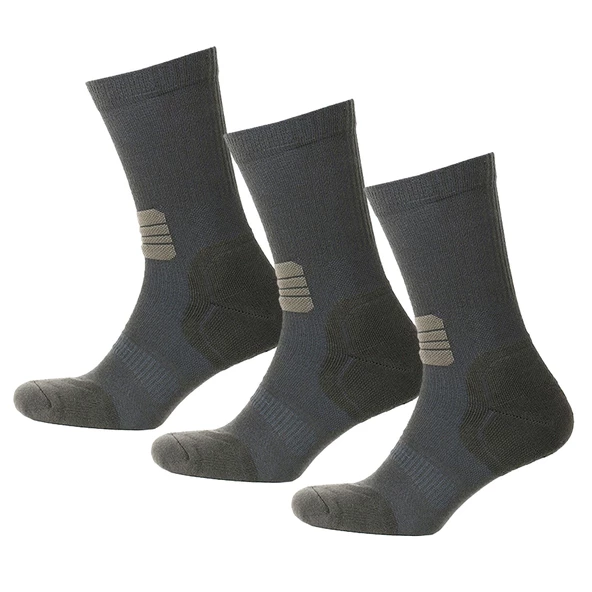Thermoform Active Çorap Unisex 3'lü Paket Haki ürün görseli 1