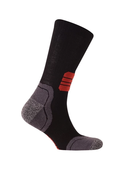 Thermoform Running Çorap Unisex 3'lü Paket Siyah - Resim 5
