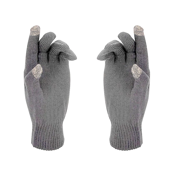 Thermoform Active Touch Parmak Dokunmatik Özellikli Unisex Eldiven Gri ürün görseli 1