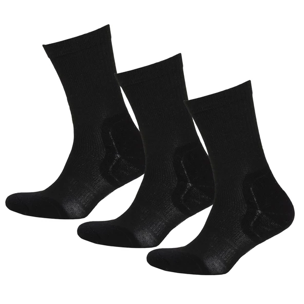 Thermoform Active Çorap Unisex 3'lü Paket Siyah ürün görseli 1