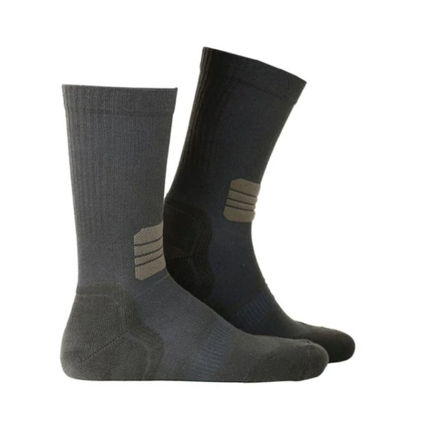 Thermoform Active Çorap Unisex 3'lü Paket Haki - Resim 2