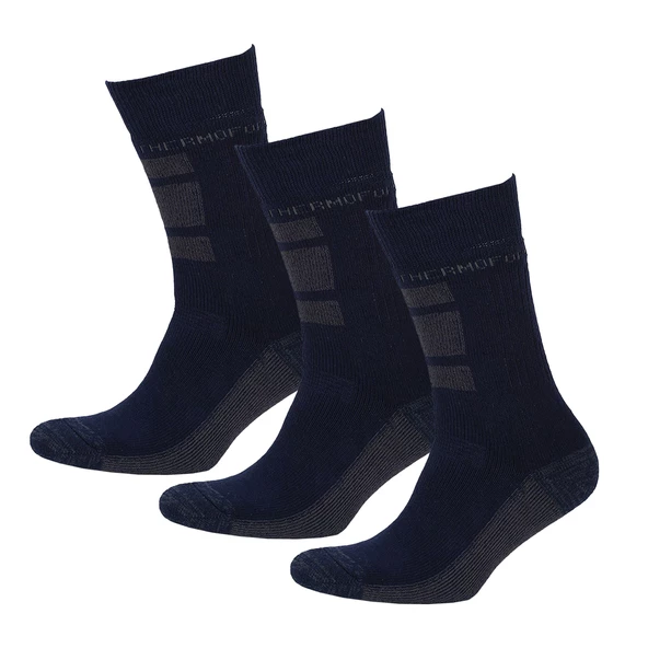 Thermoform Worker Çorap 3'lü Paket Lacivert ürün görseli 1