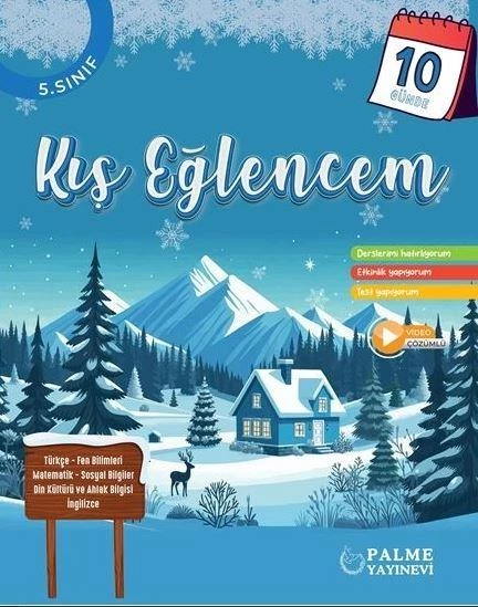 PALME 5.SINIF 10 GÜNDE KIŞ EĞLENCEM (YARIYIL TATİL KİTABI) ürün görseli 1