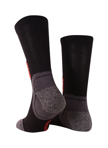 Thermoform Running Çorap Unisex 3'lü Paket Siyah - Resim 3
