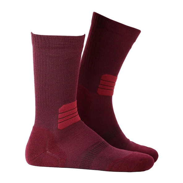 Thermoform Active Çorap Unisex 3'lü Paket Bordo - Resim 2