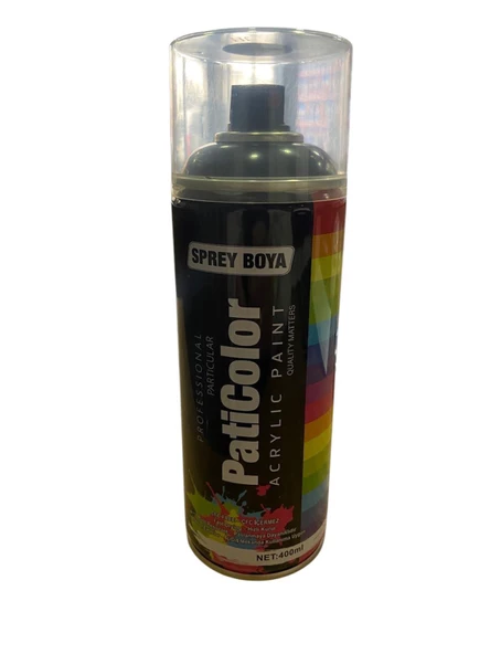 PATİCOLOR ISIYA DAYANIKLI SPREY SİYAH BOYA 400ML ürün görseli 1