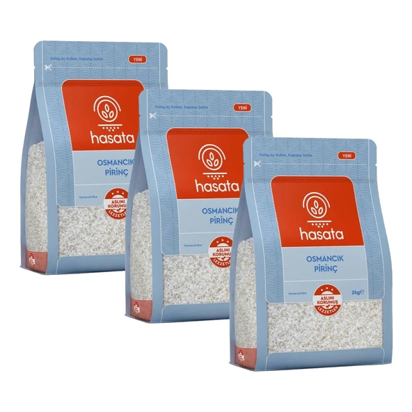 Hasata Osmancık Pirinç 2000 gr x 3 Adet ürün görseli 1