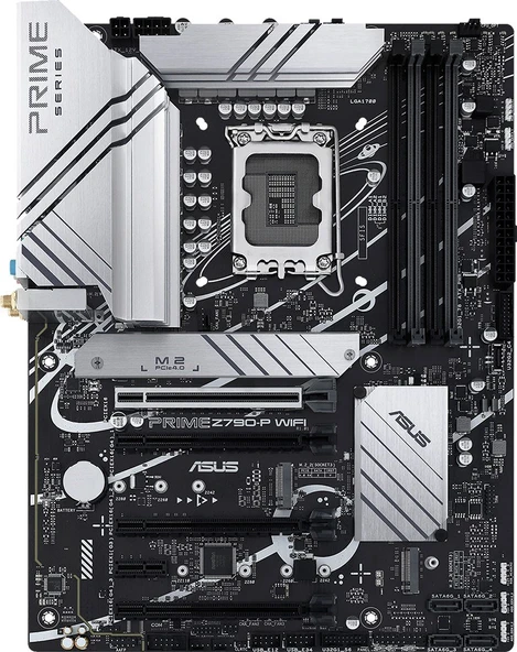 ASUS PRIME Z790-P WIFI Intel Z790 LGA1700 7200 DDR5 ATX ANAKART (PRIME Z790-P WIFI) ürün görseli 1