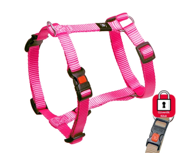 Karlie Kilitli Göğüs Tasma M 45-70CM Pembe ürün görseli 1